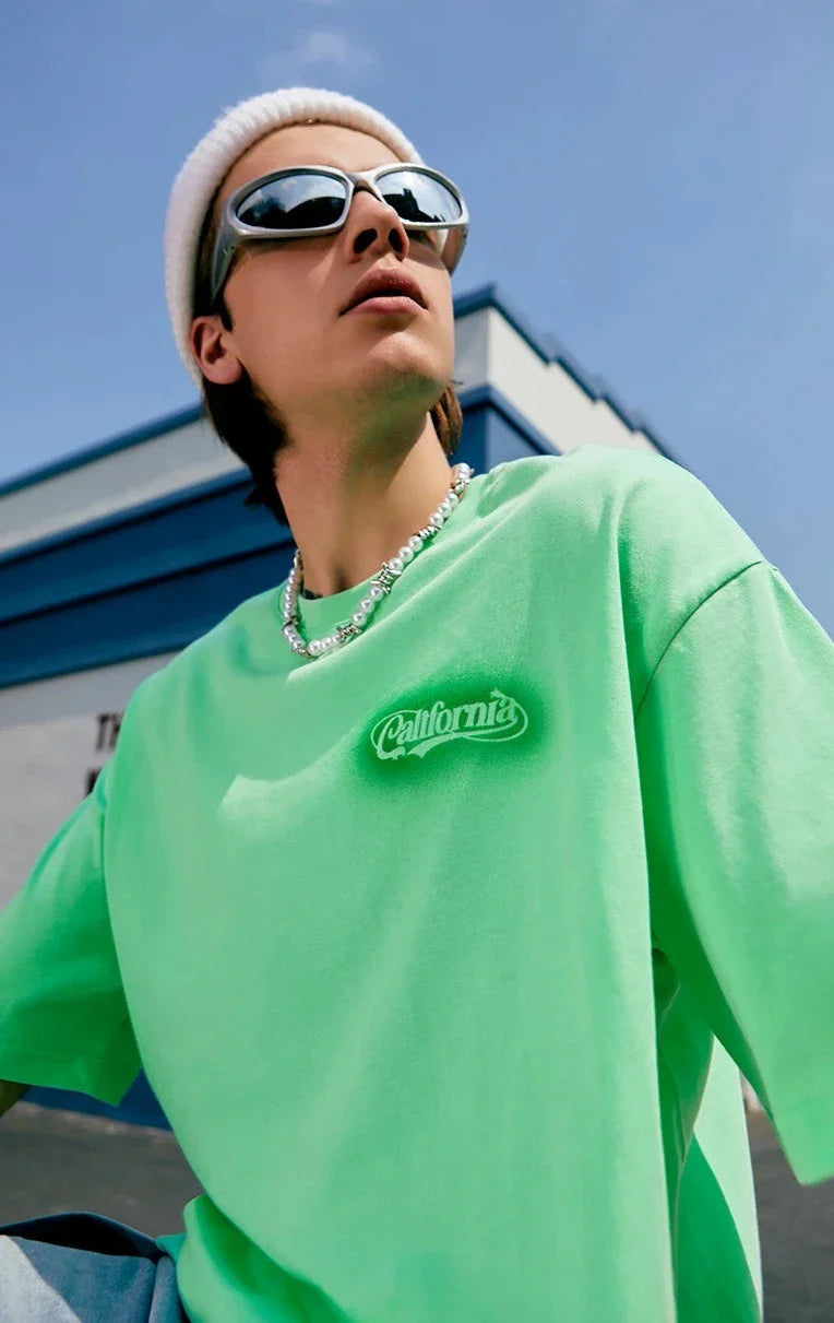 California Streetwear Green T-shirt