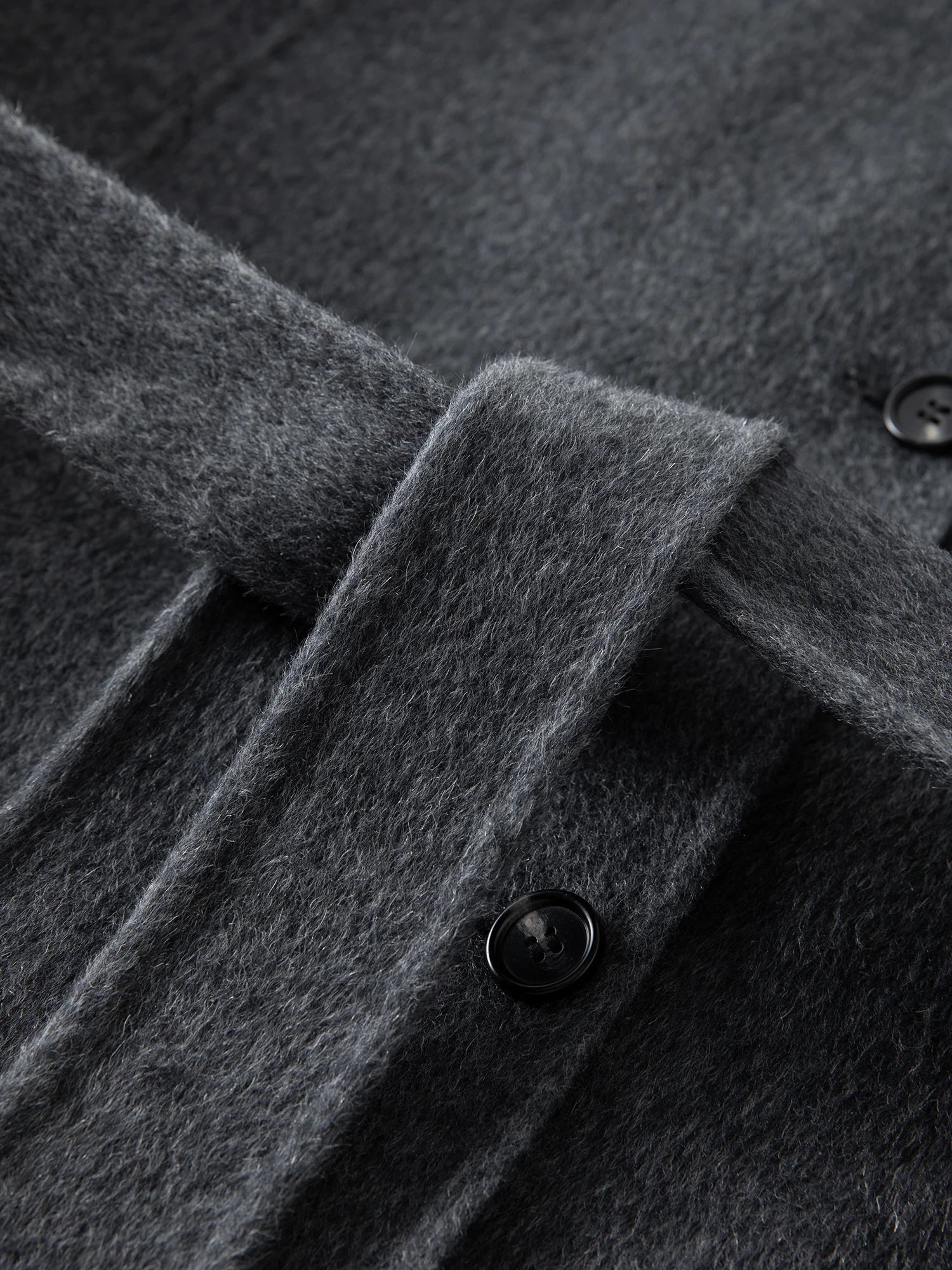 Wool Double-Faced Long Coat