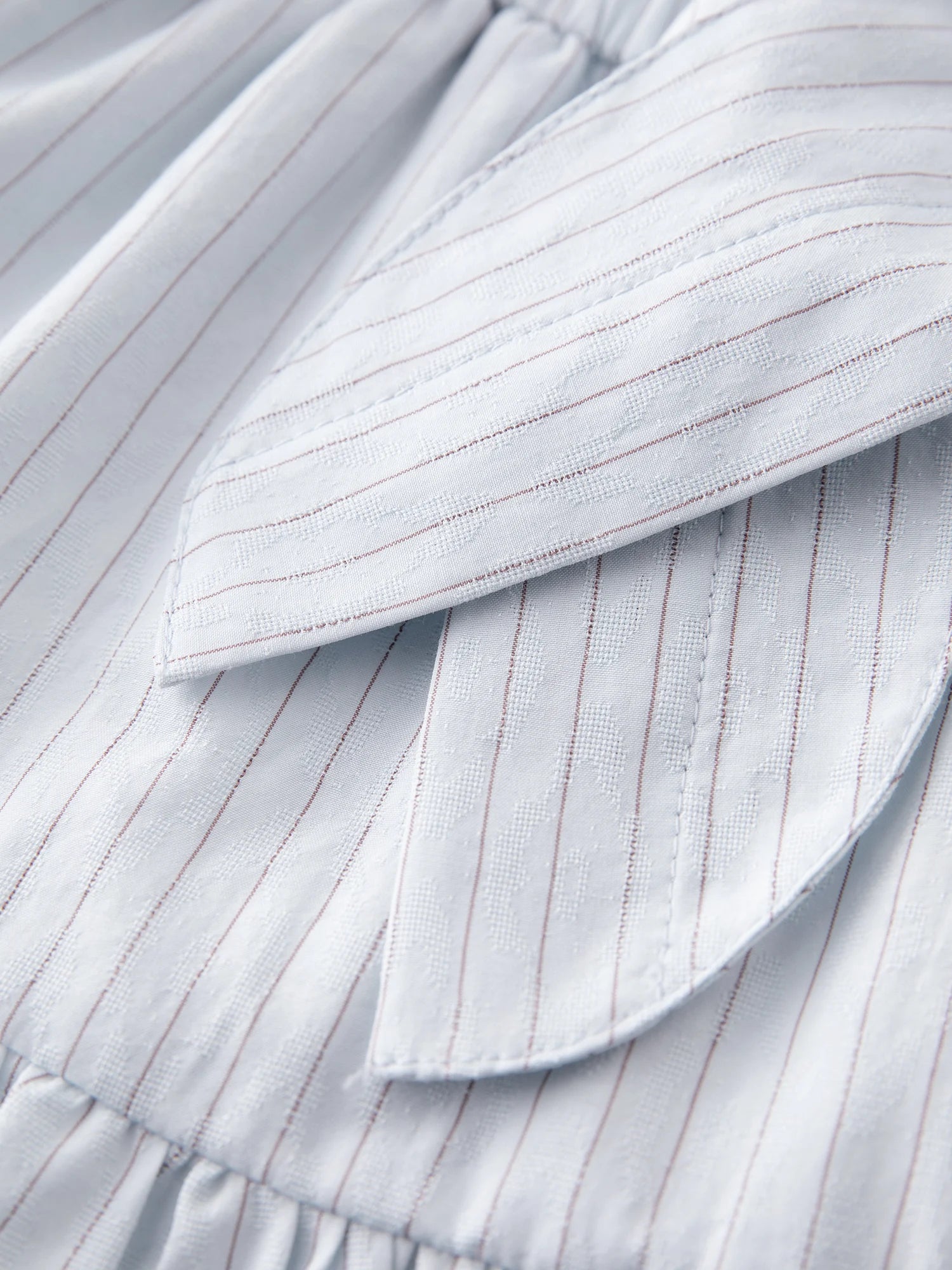 Sleeveless Blue White Stripe Midi Dress