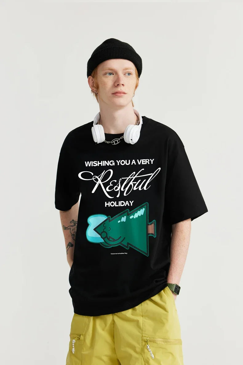 Christmas tree Printed T-shirt