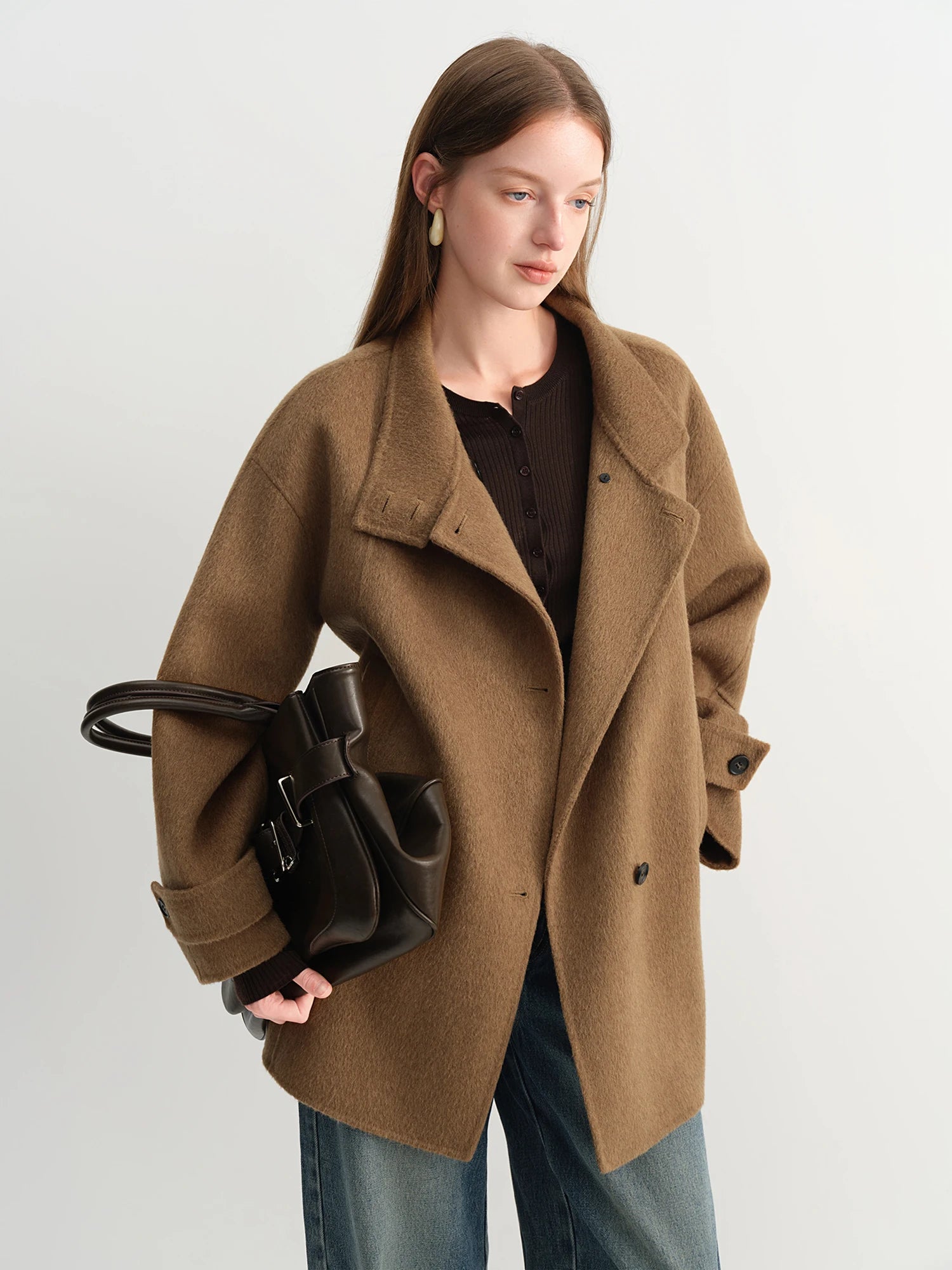 Double-faced Wool Small Coat