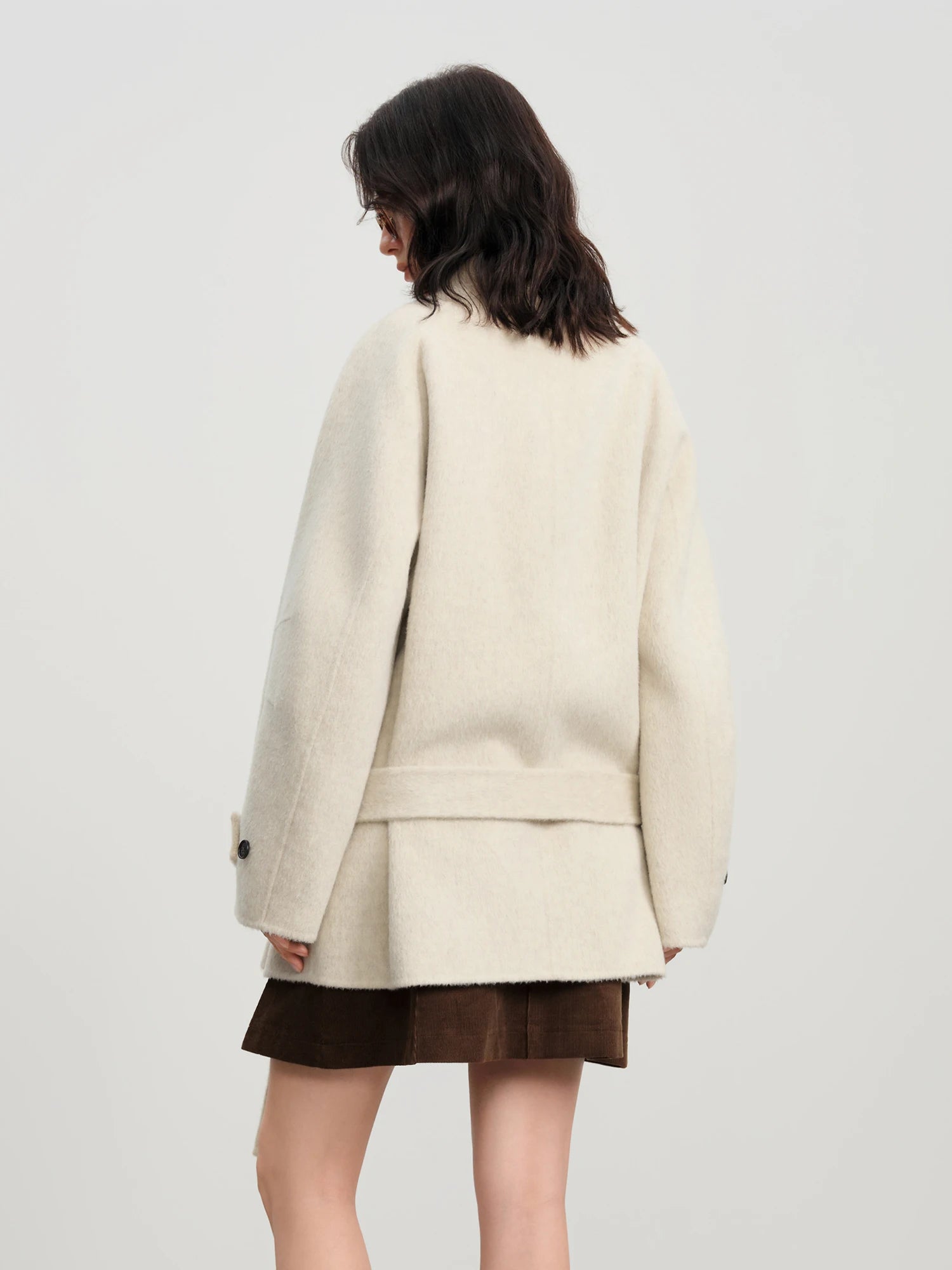 Double-faced Wool Small Coat