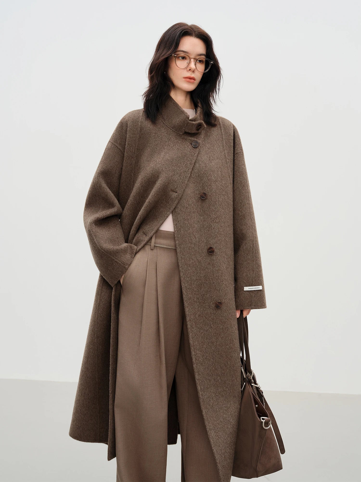 Wool Double-Faced Long Coat