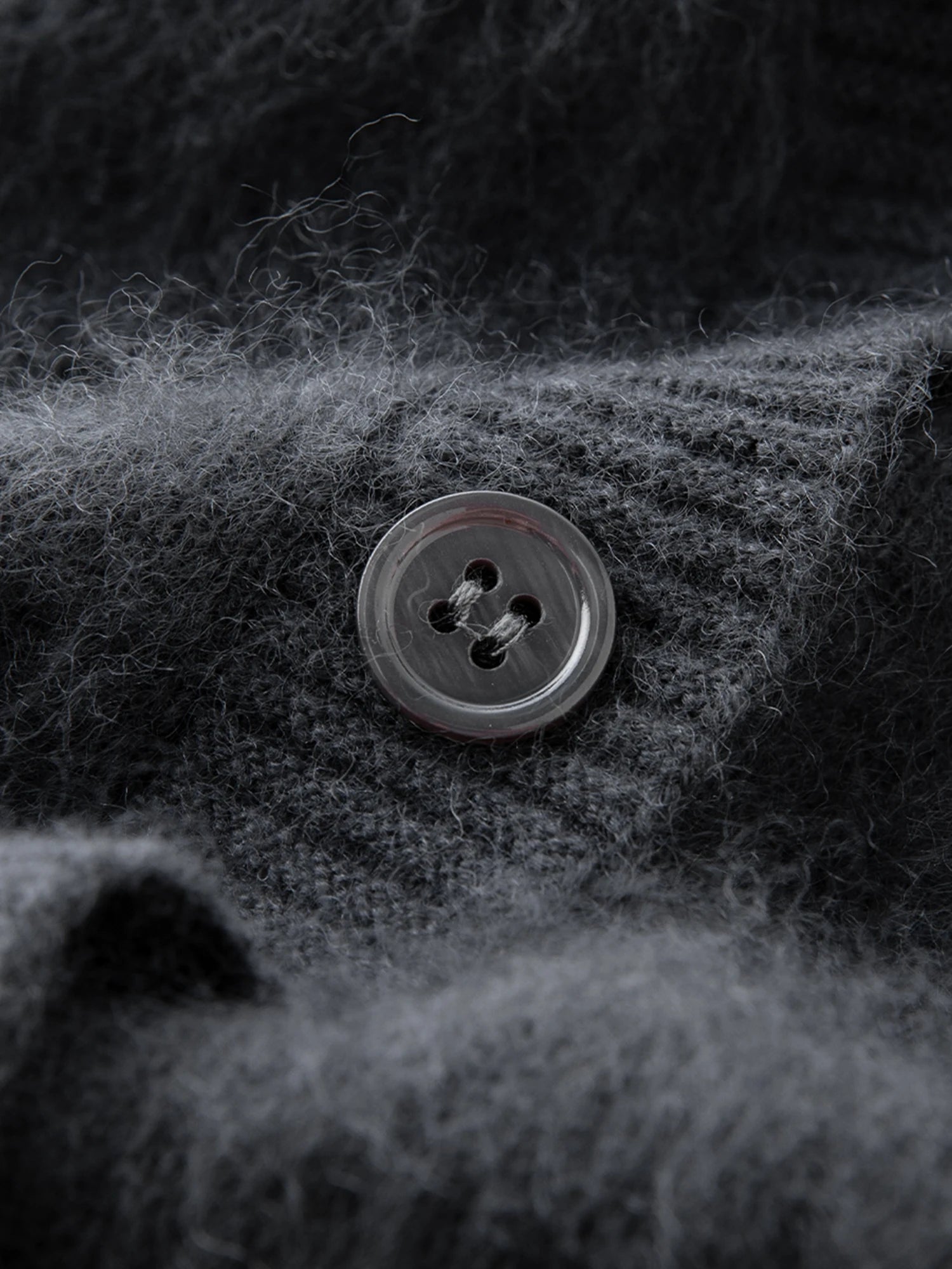 Wool Blend Knitted Cardigan