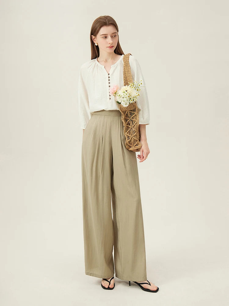 Linen Loose Beige Shirt