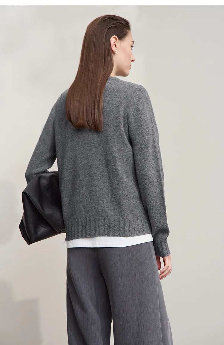 Loose Casual Versatile Wool Sweater
