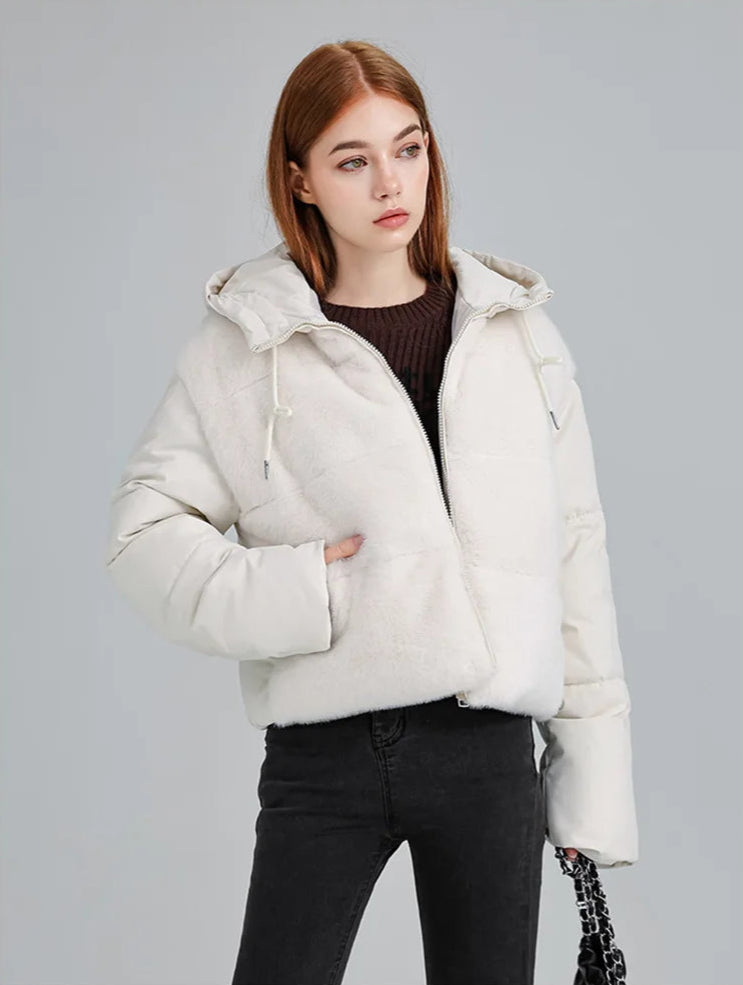Splicing Fur Jacket