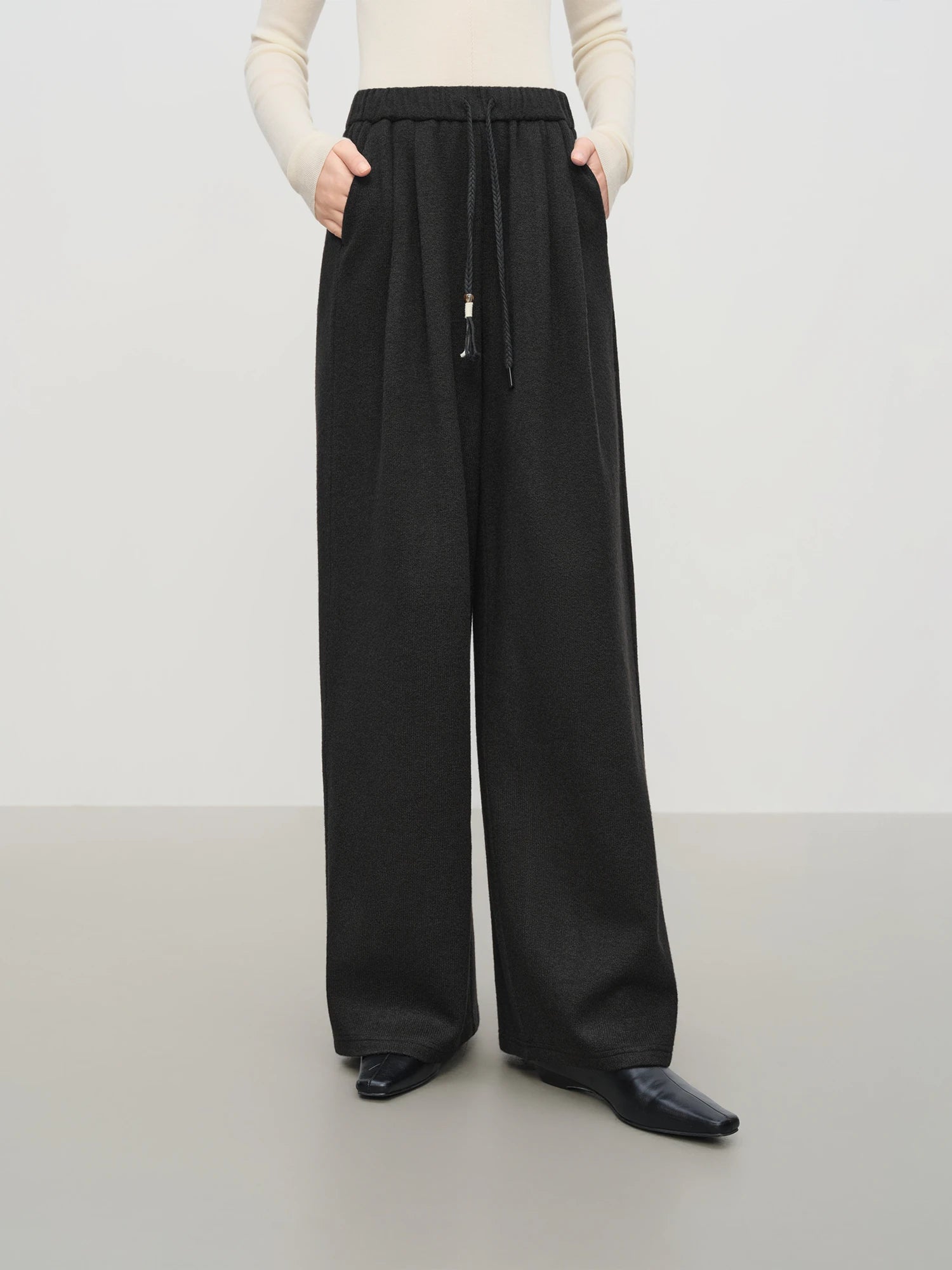 Casual Loose Wool Pants
