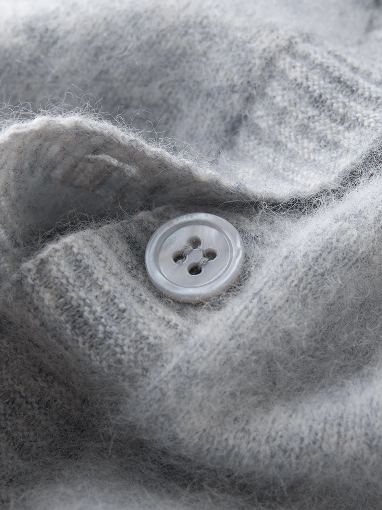 Wool Blend Knitted Cardigan