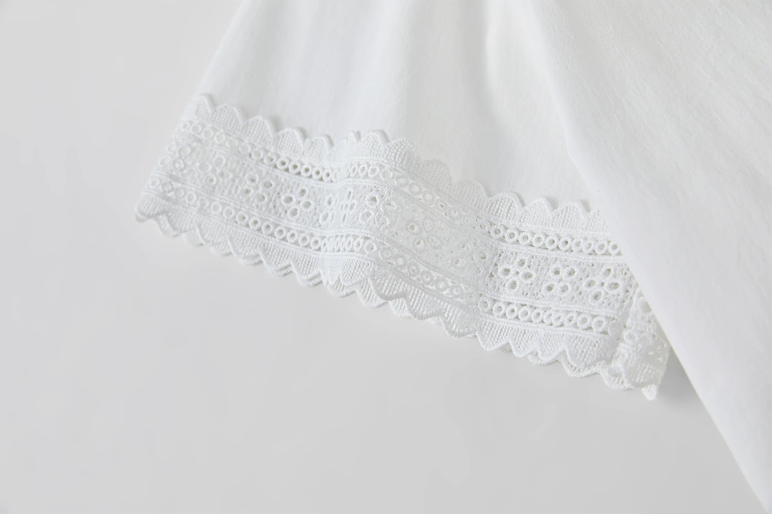 Lace Patchwork Short-sleeved Maxi Dress