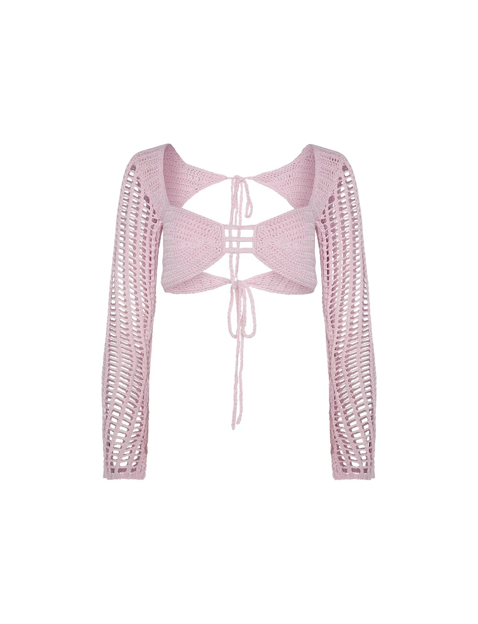 Luxury knitted summer top with skirt