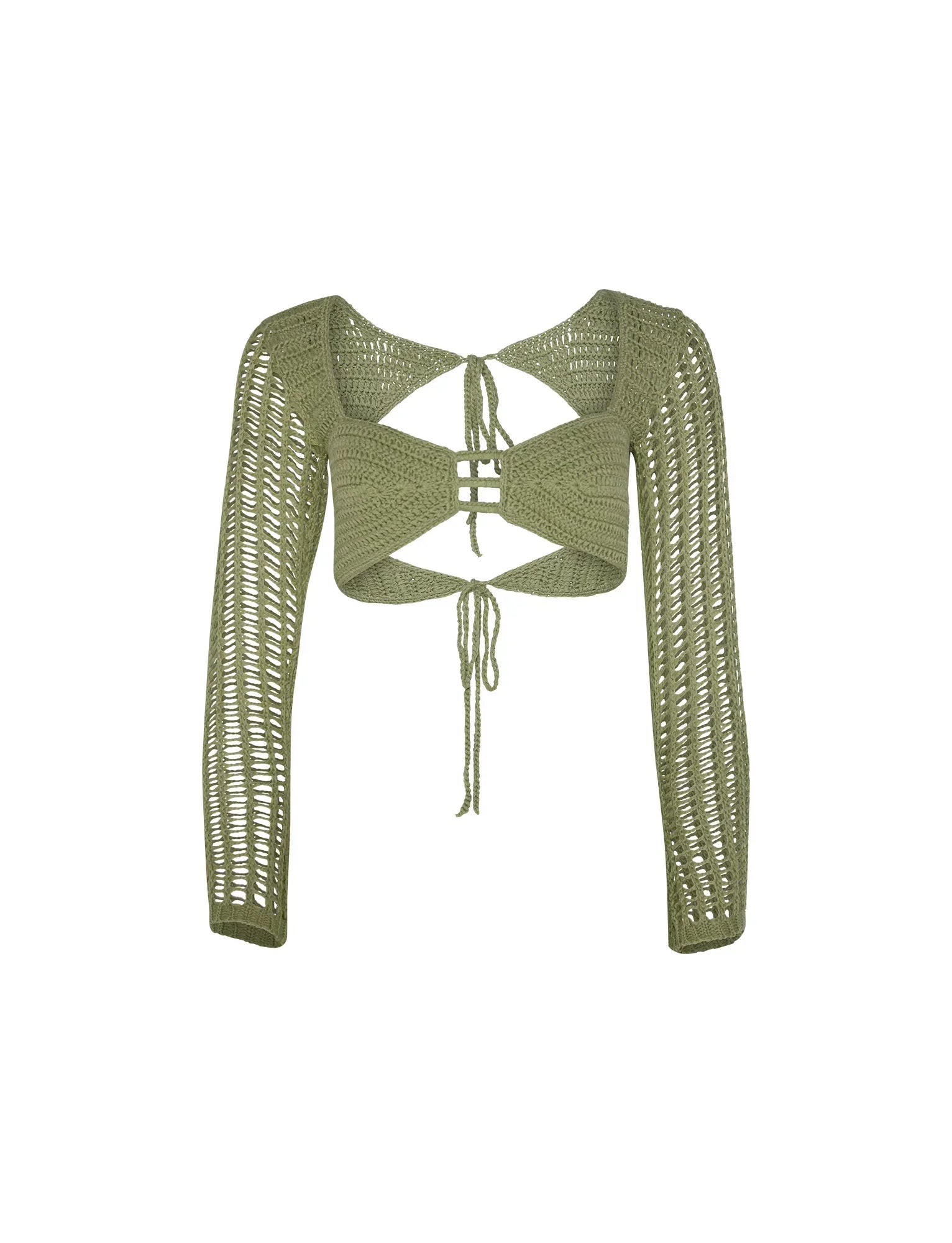 Luxury knitted summer top with skirt