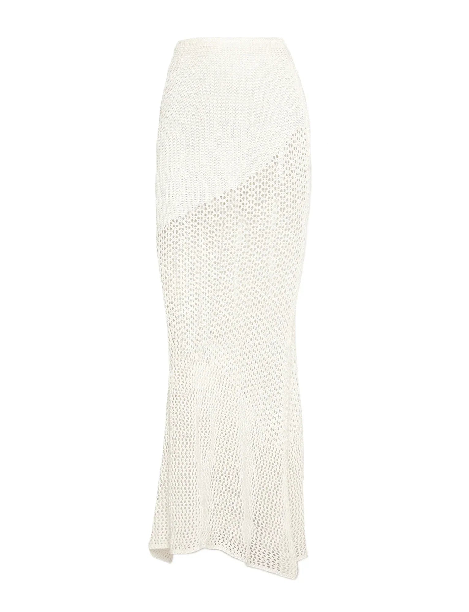Luxury knitted summer top with skirt