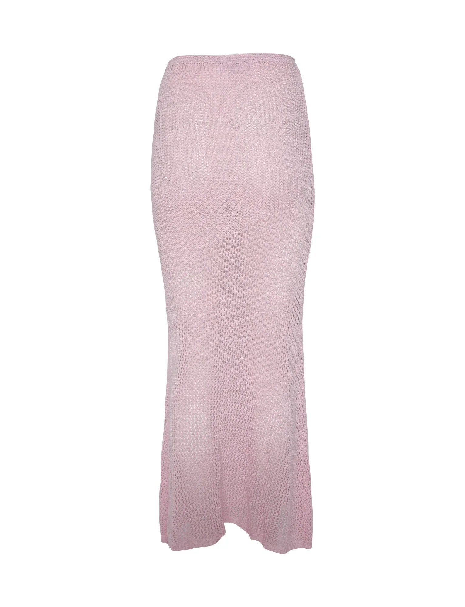 Luxury knitted summer top with skirt
