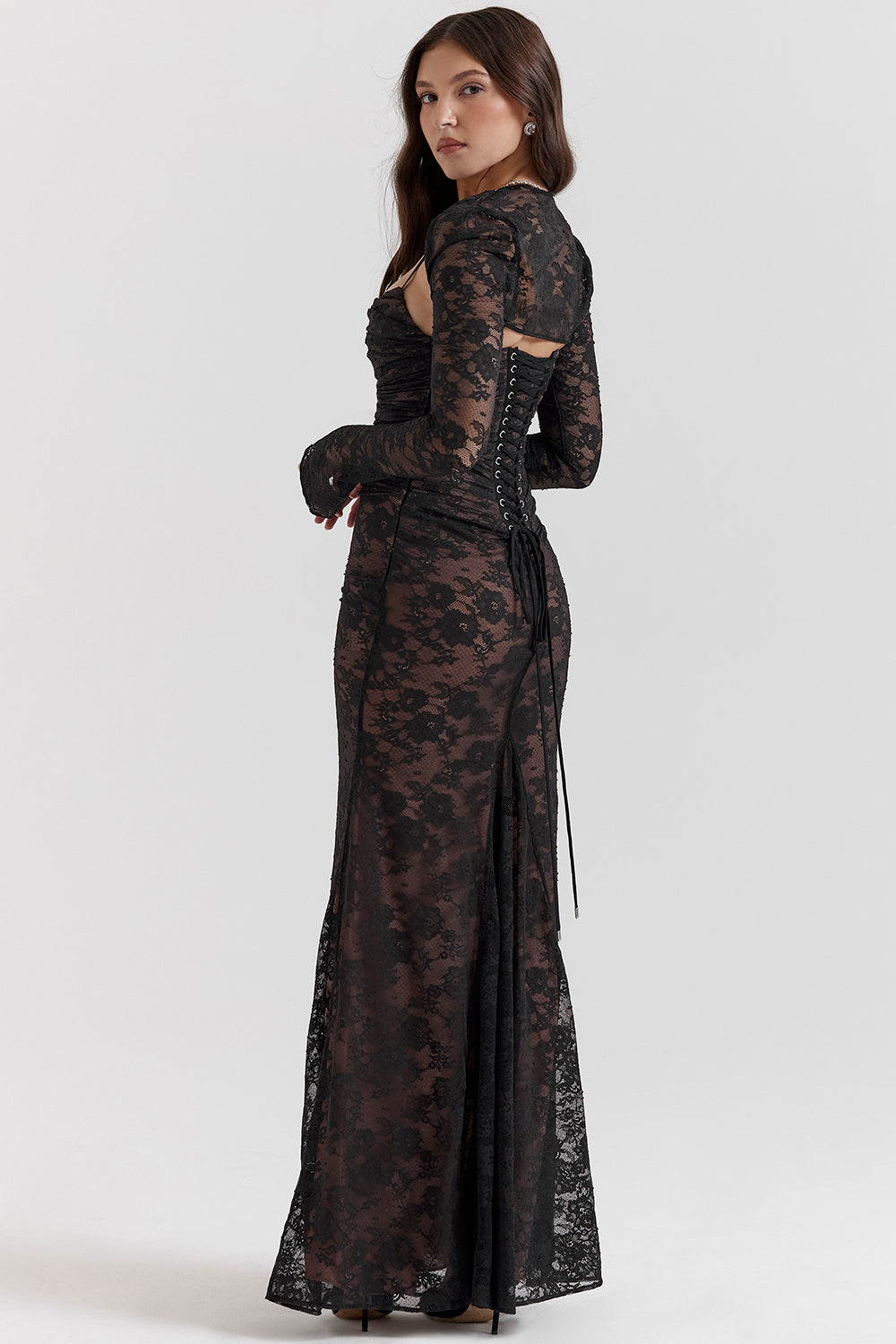Lace maxi dress