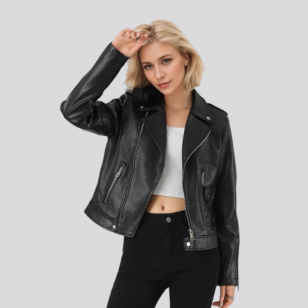 Light Black Leather Jacket