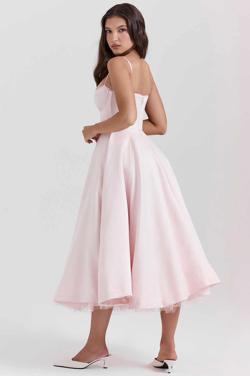 Tulle midi dress