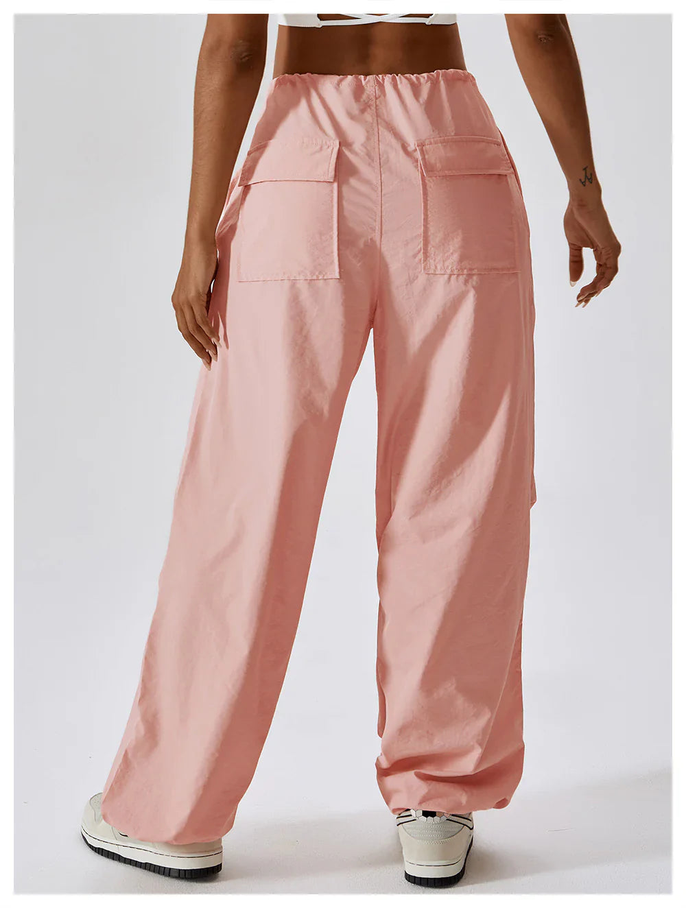 High Waist Parachute Pants