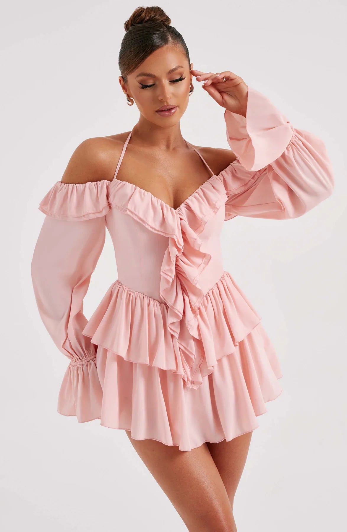 Ruffled Mini dress