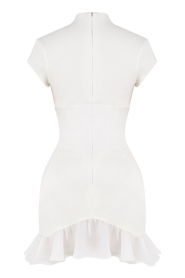 Ruffle corset dress