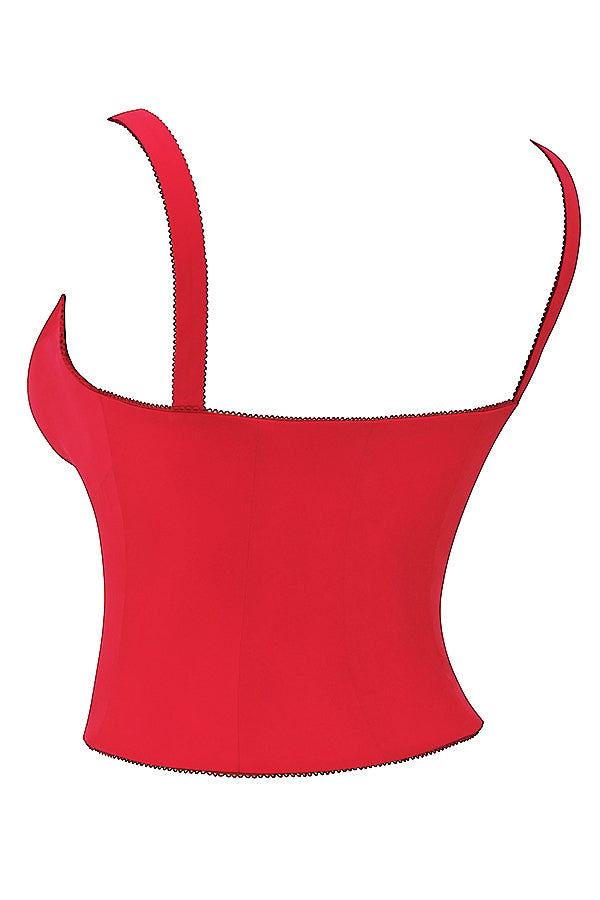 Cherry red corset