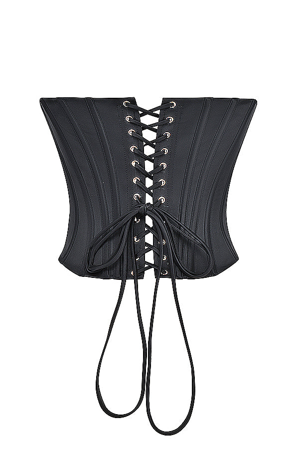 Corset with lace back