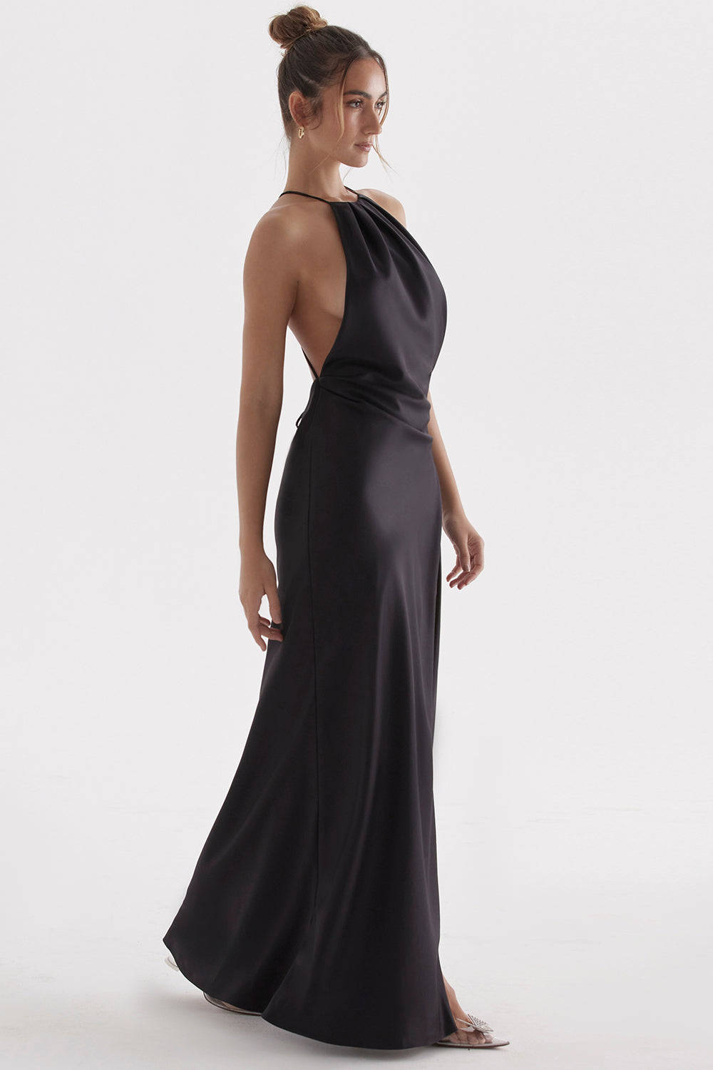 Luxury maxi dress with thigh split