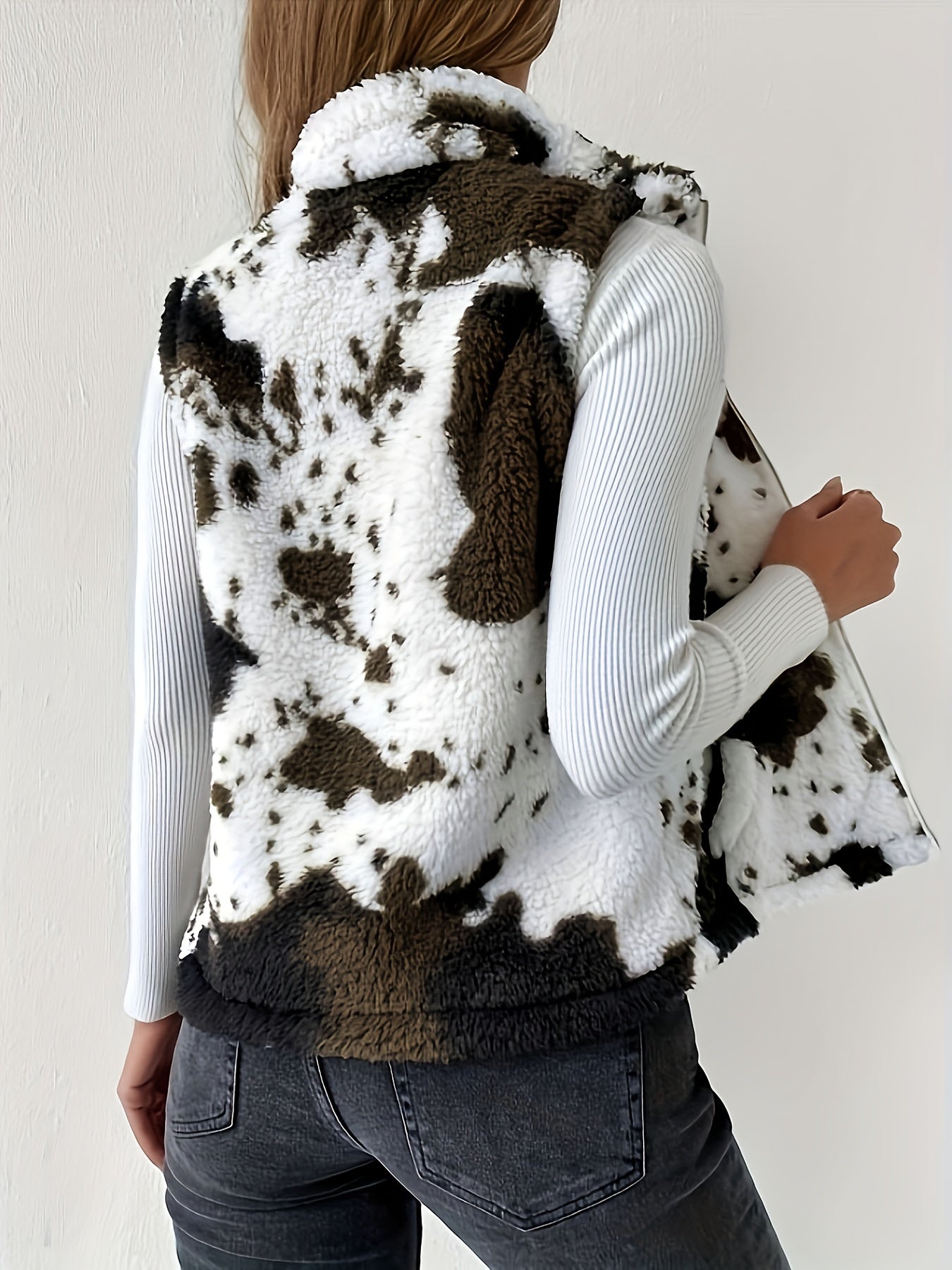 Fluffy cardigan for women