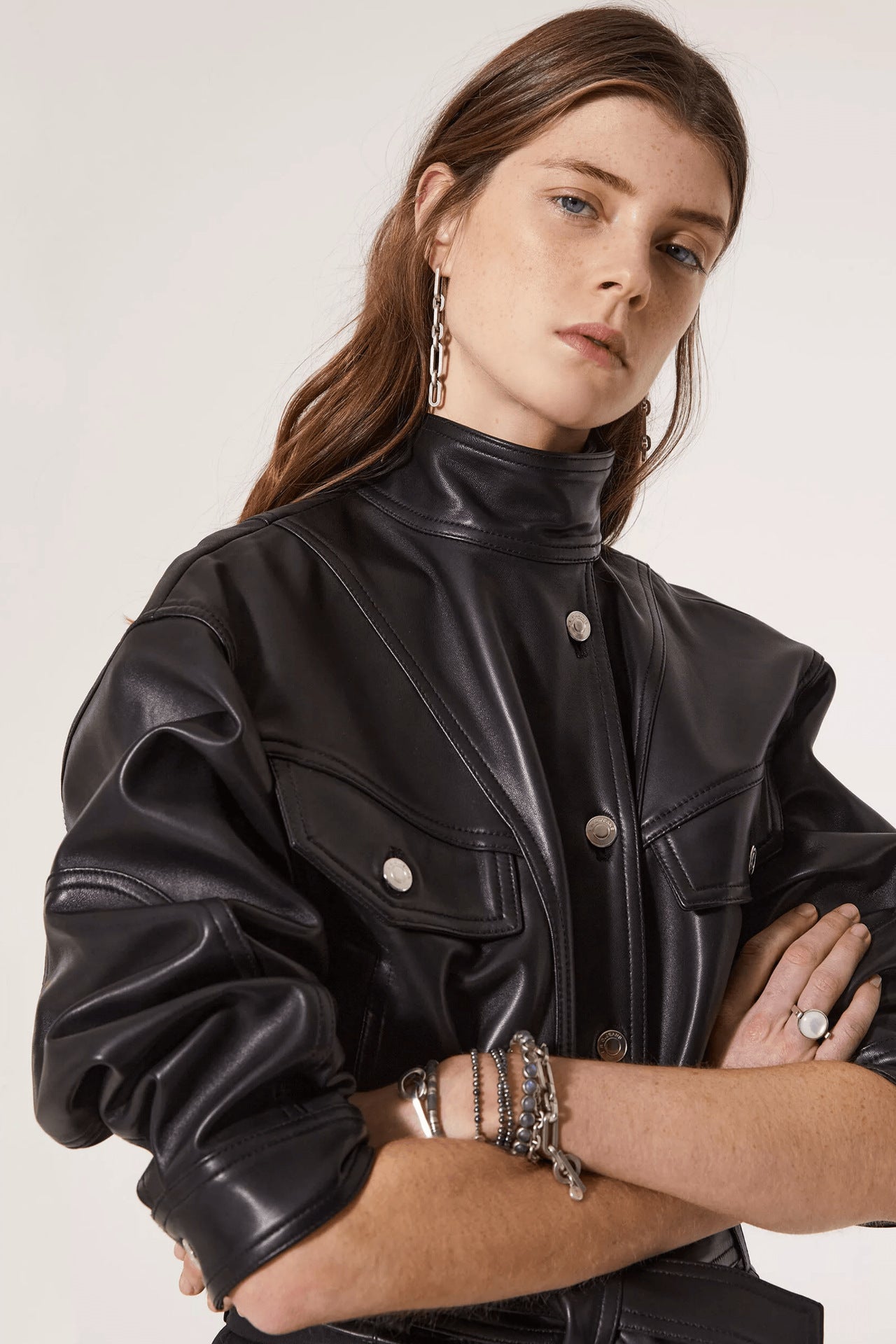 Luxury Black Leather jacket