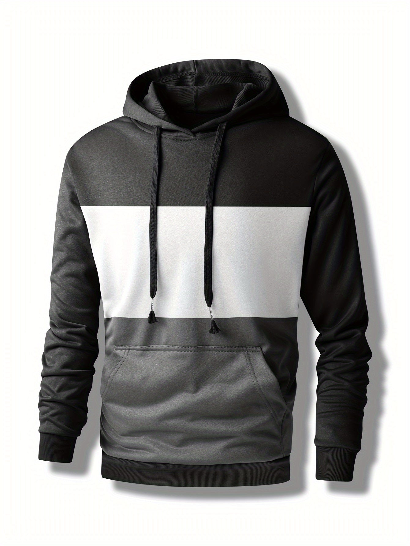 Striped hoodie for men