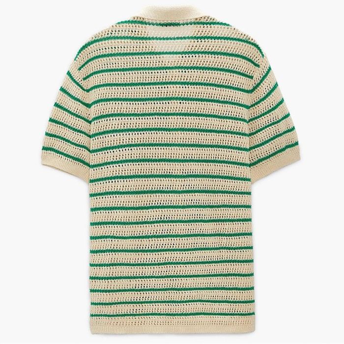 Striped Wool Casual Sweater