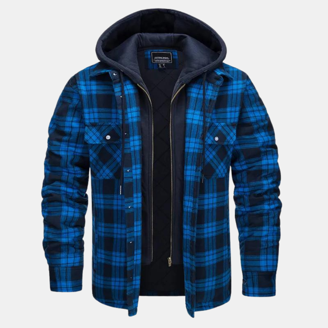 Checked men's jacket