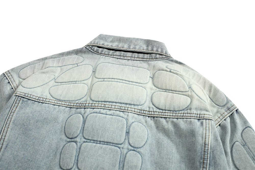 Skeleton Denim Jacket for Men