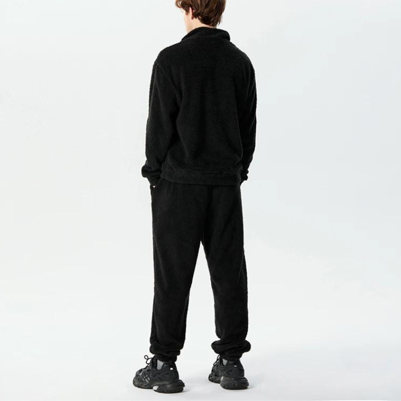 Fuzzy Fleece Long Sleeved sweatshirt with Long Pants