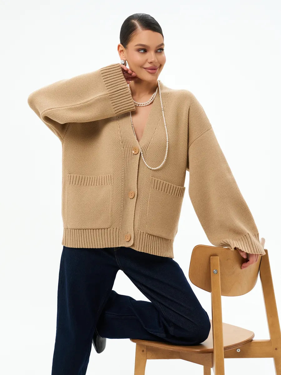 Oversized Thick Knitted Cardigan