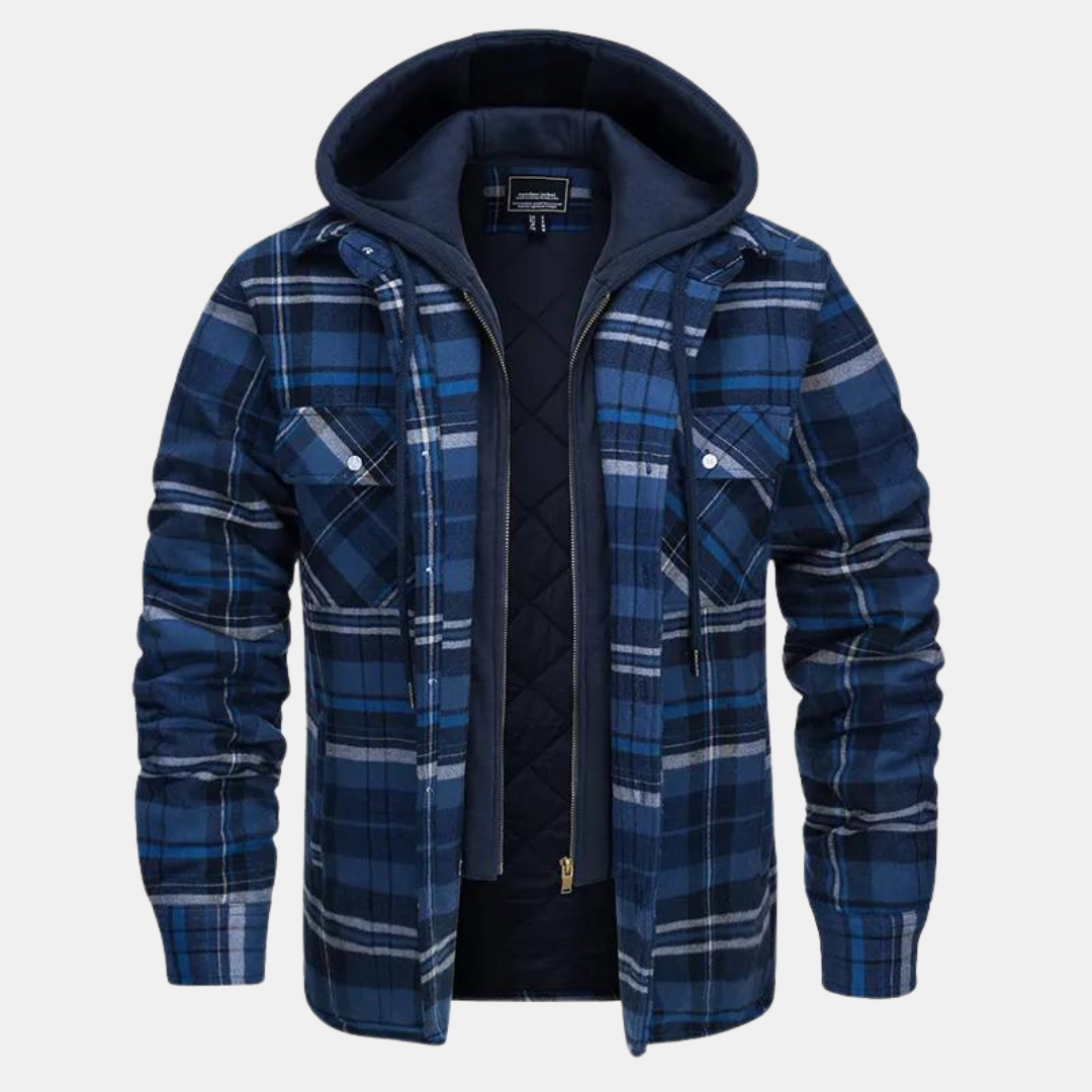 Checked men's jacket