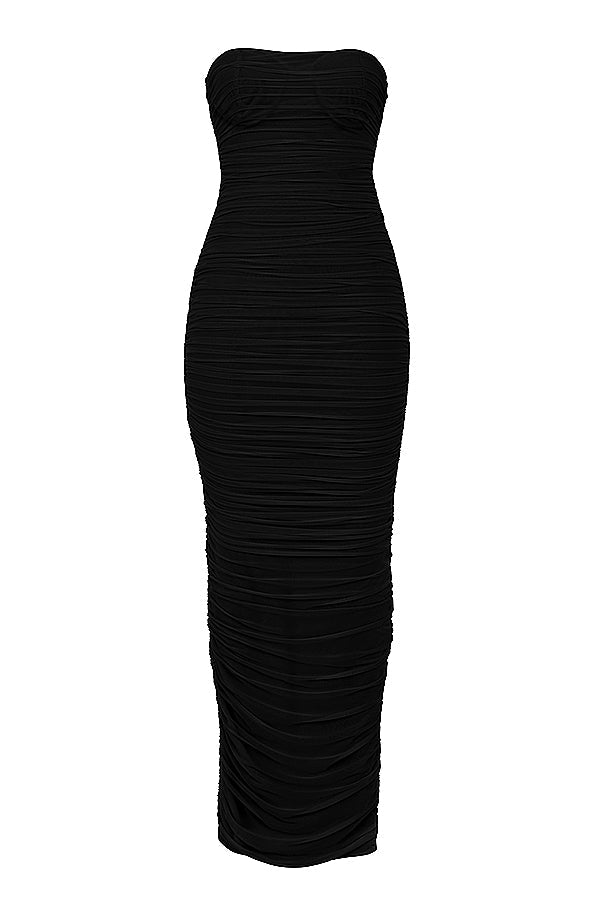 Mesh maxi dress