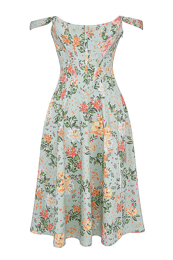 Floral midi sundress