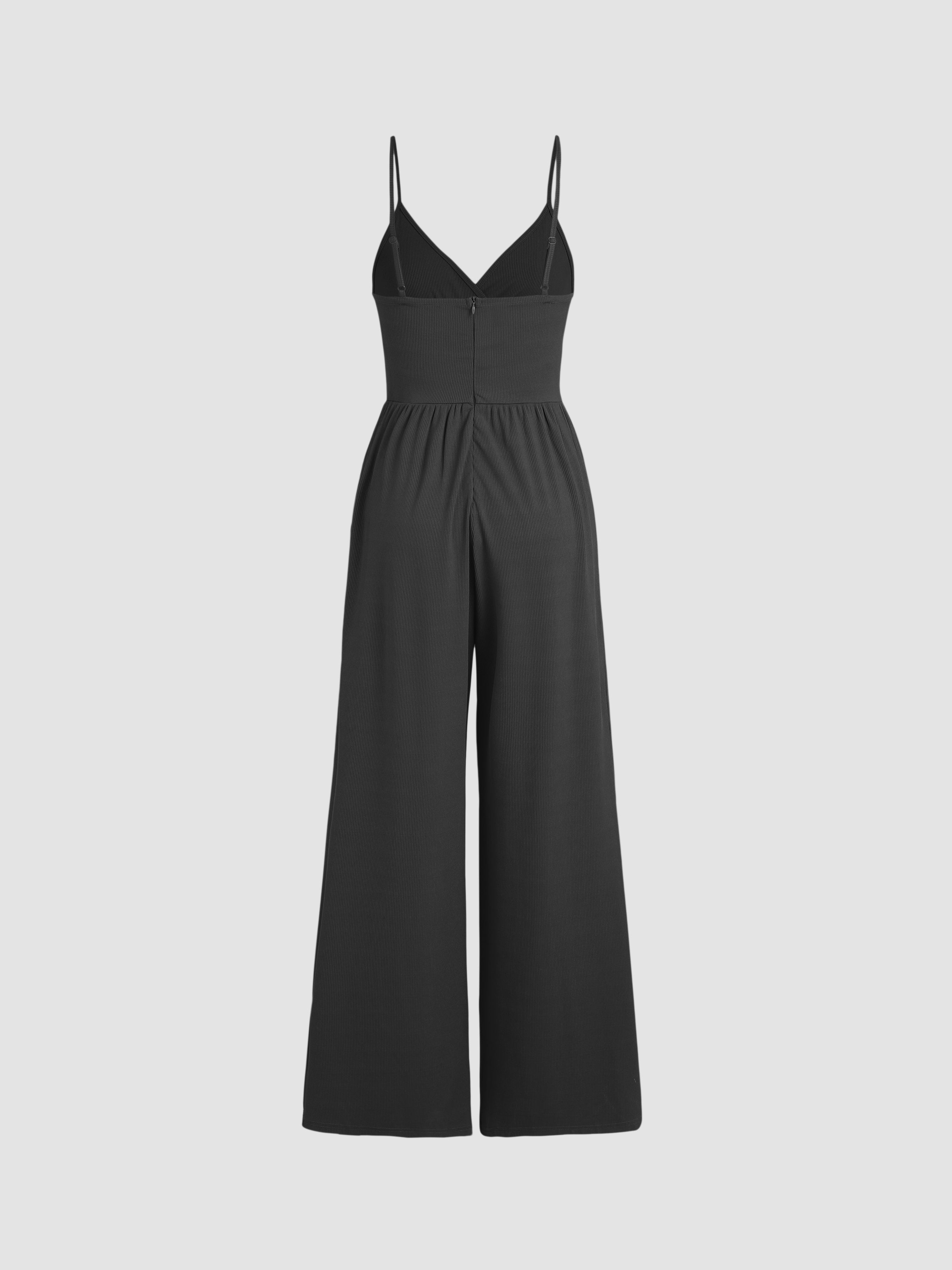 V-neck Wide leg Jumpsuit