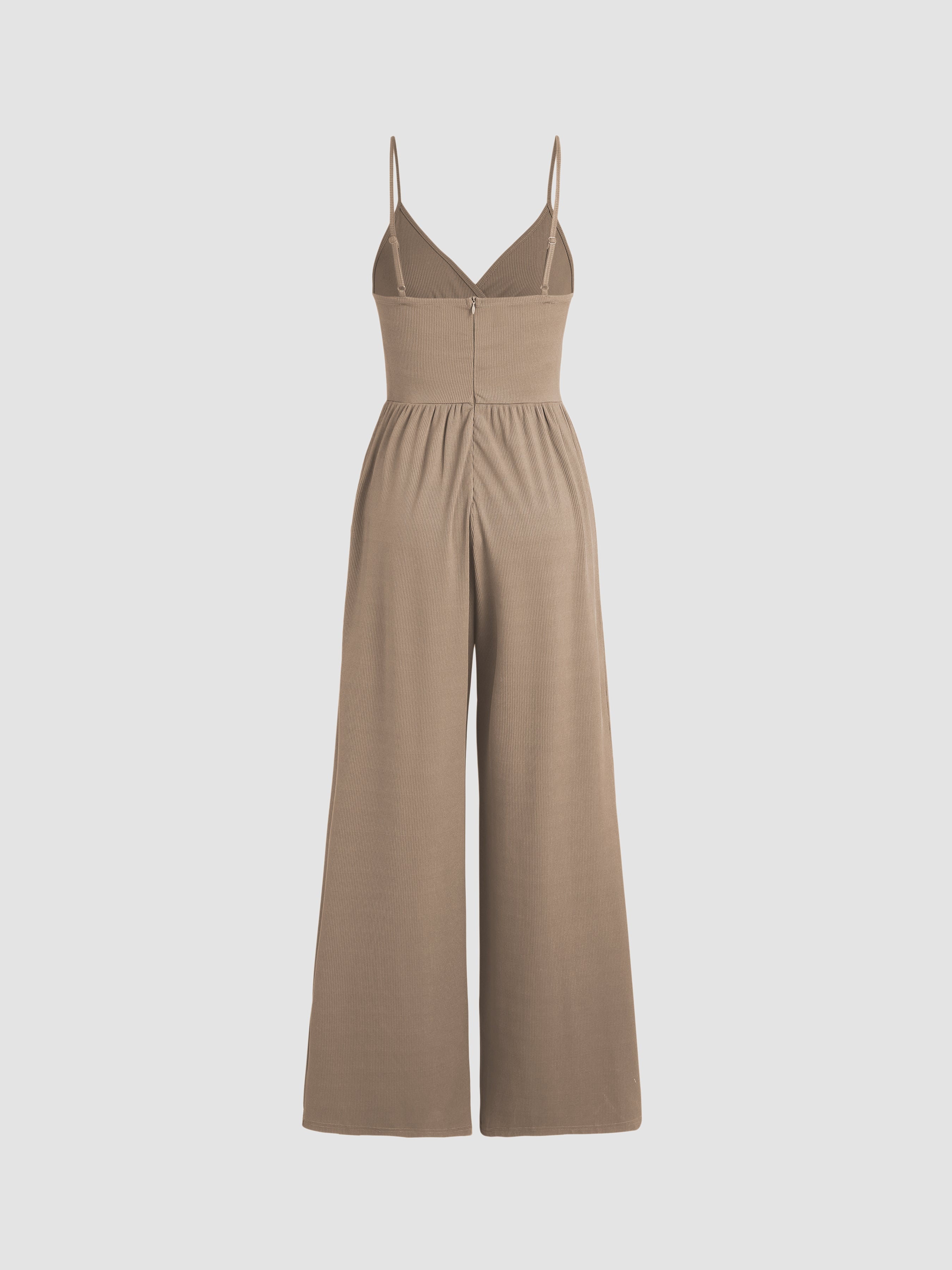 V-neck Wide leg Jumpsuit