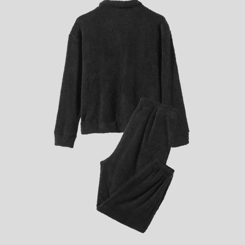 Fuzzy Fleece Long Sleeved sweatshirt with Long Pants