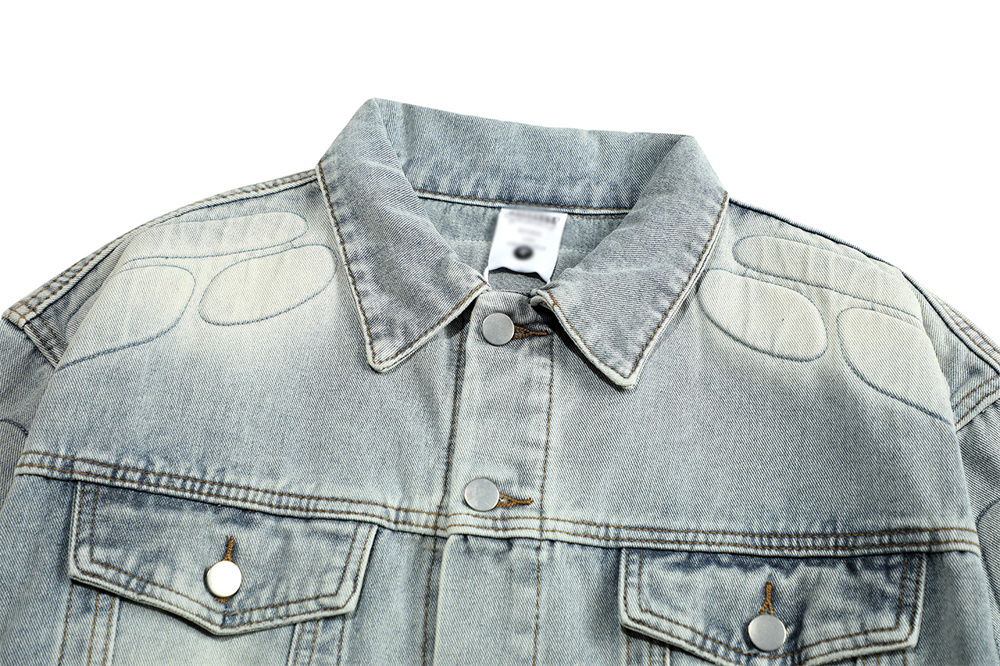 Skeleton Denim Jacket for Men