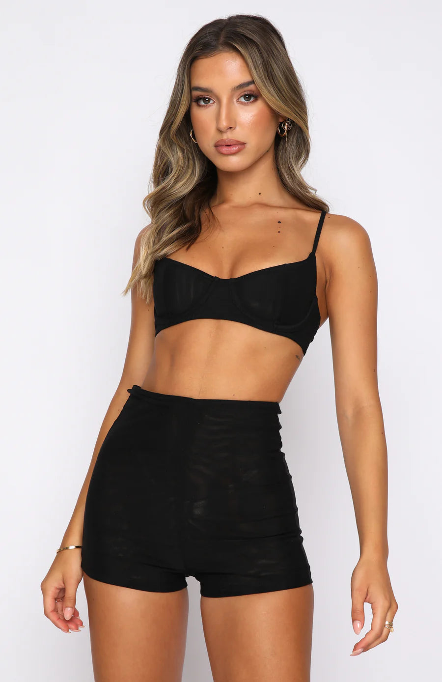 Thin Strap Bralette Crop Top