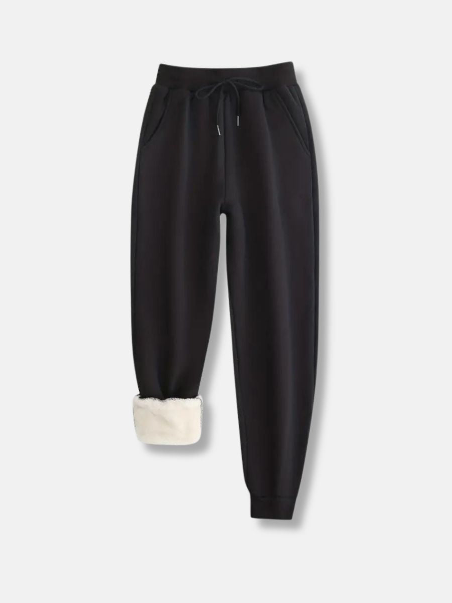 sleeved sweatshirt and drawstring joggers