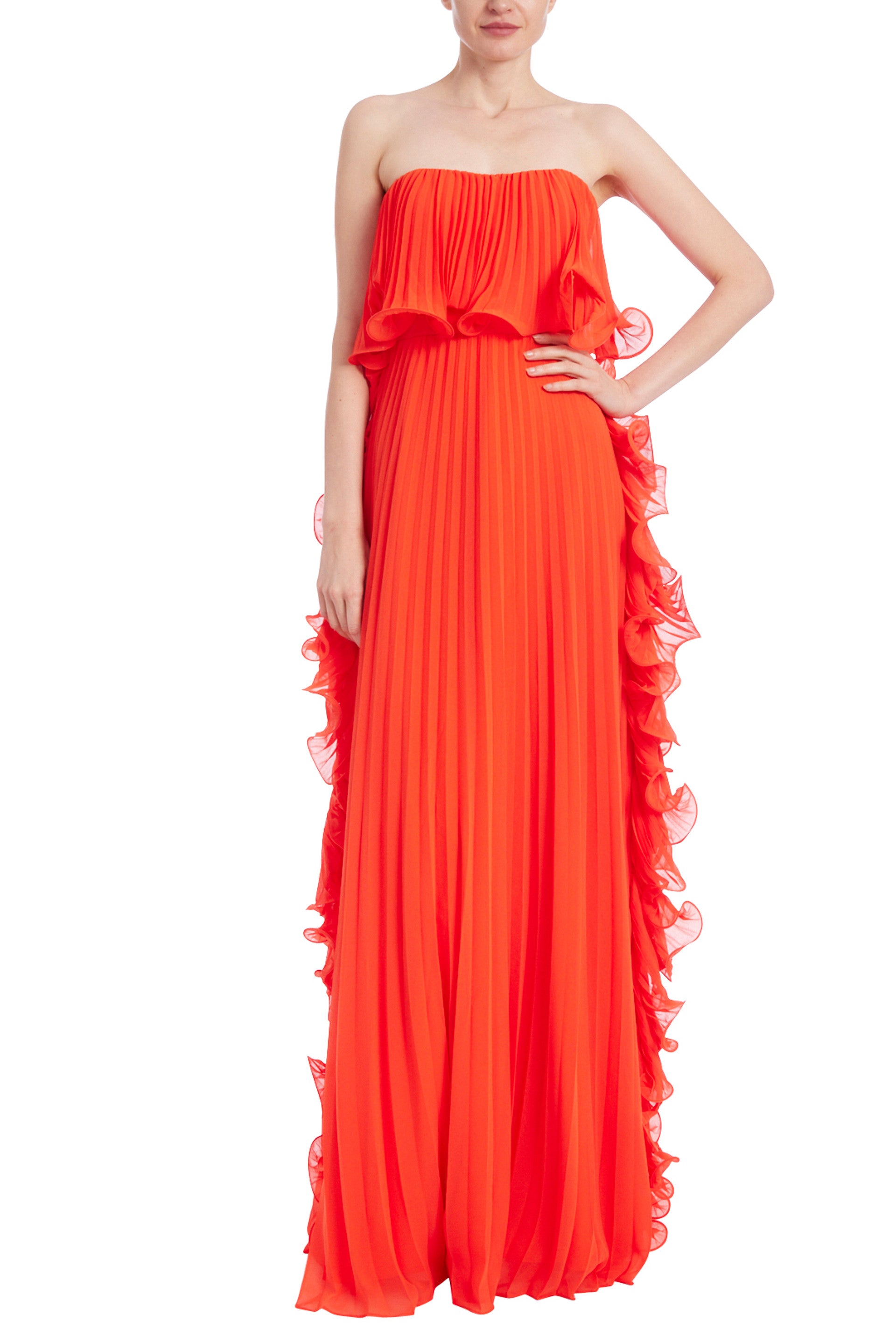 Long Ruffled Dress For Summer