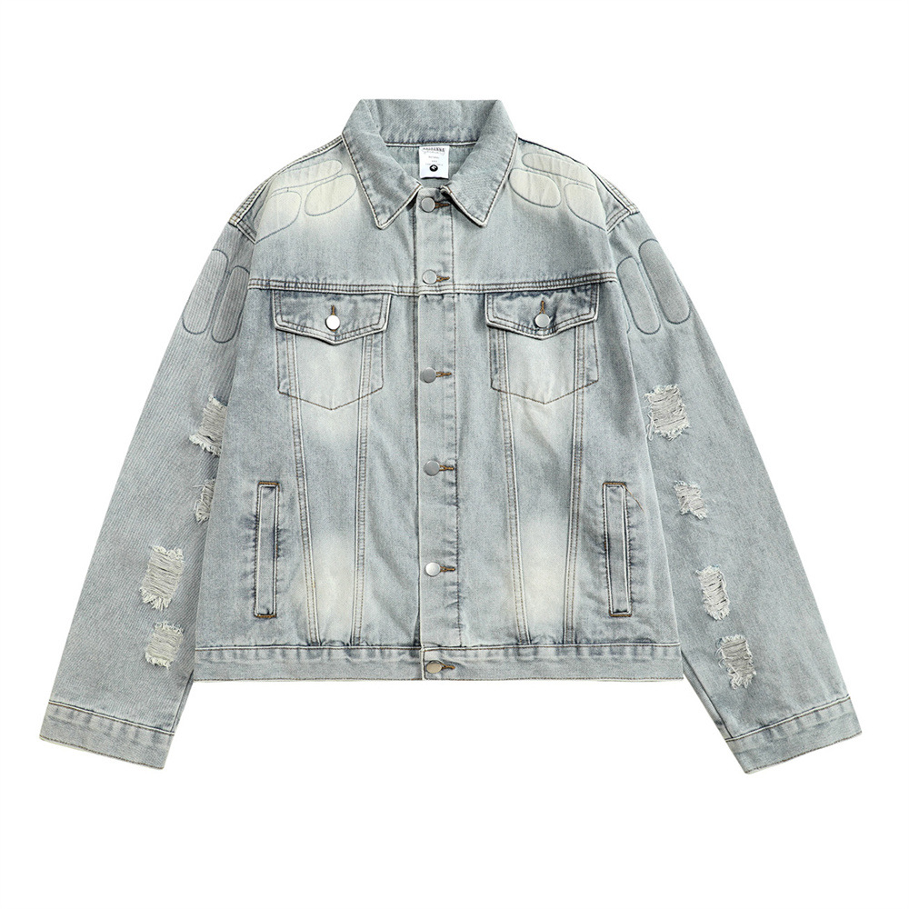 Skeleton Denim Jacket for Men