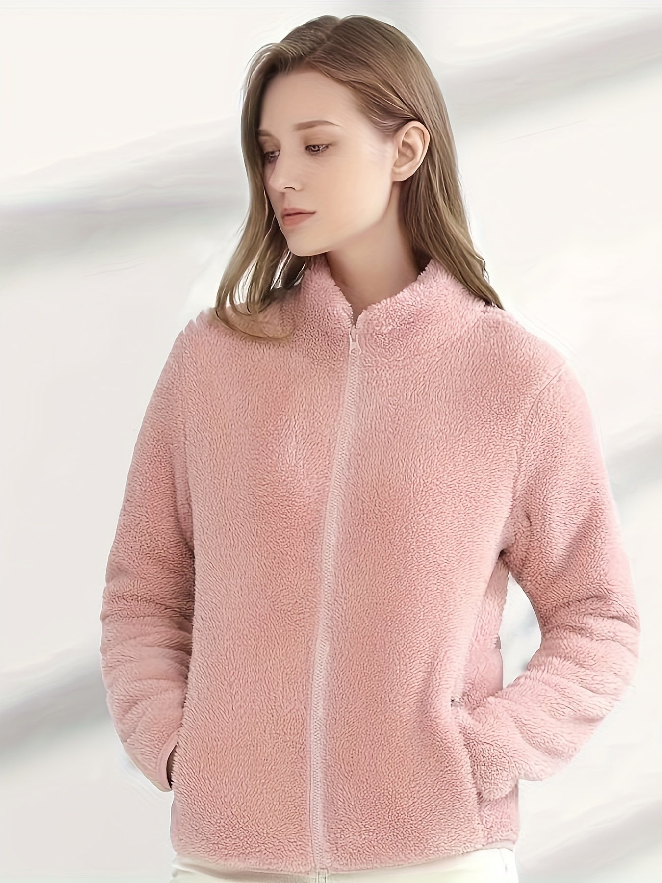 Soft pink sweatshirt