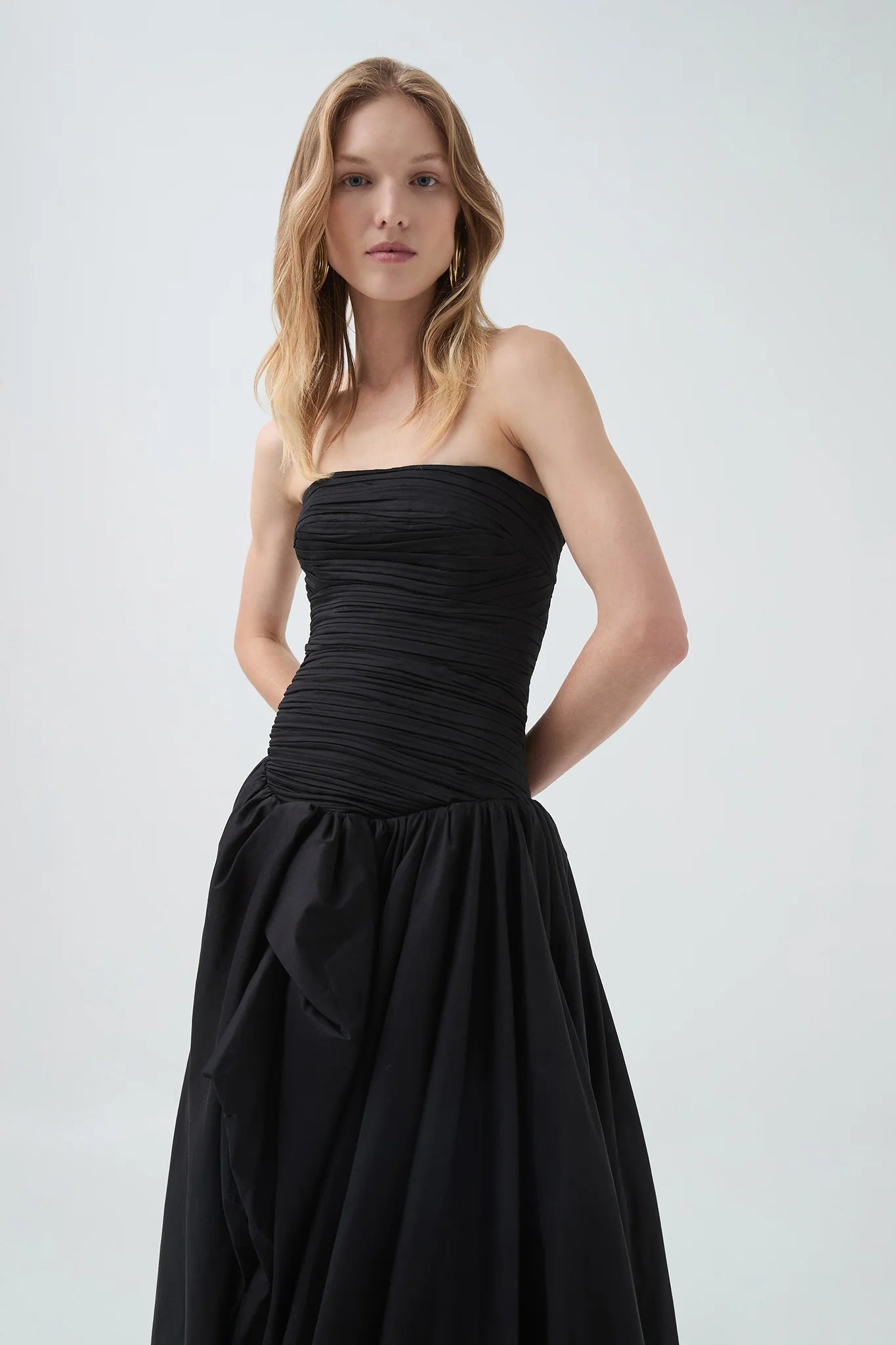 Bubble Hem Maxi Dress