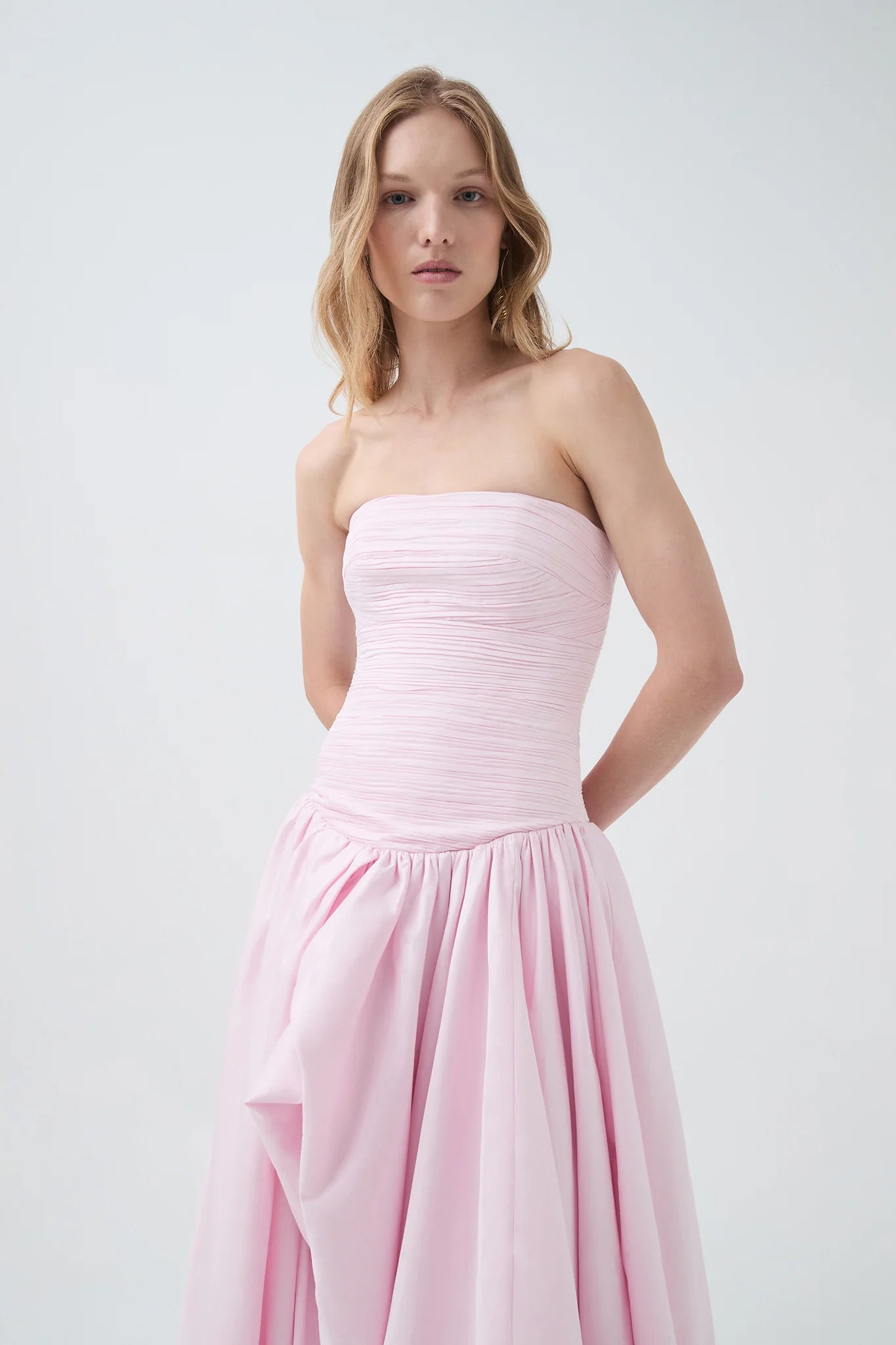 Bubble Hem Maxi Dress