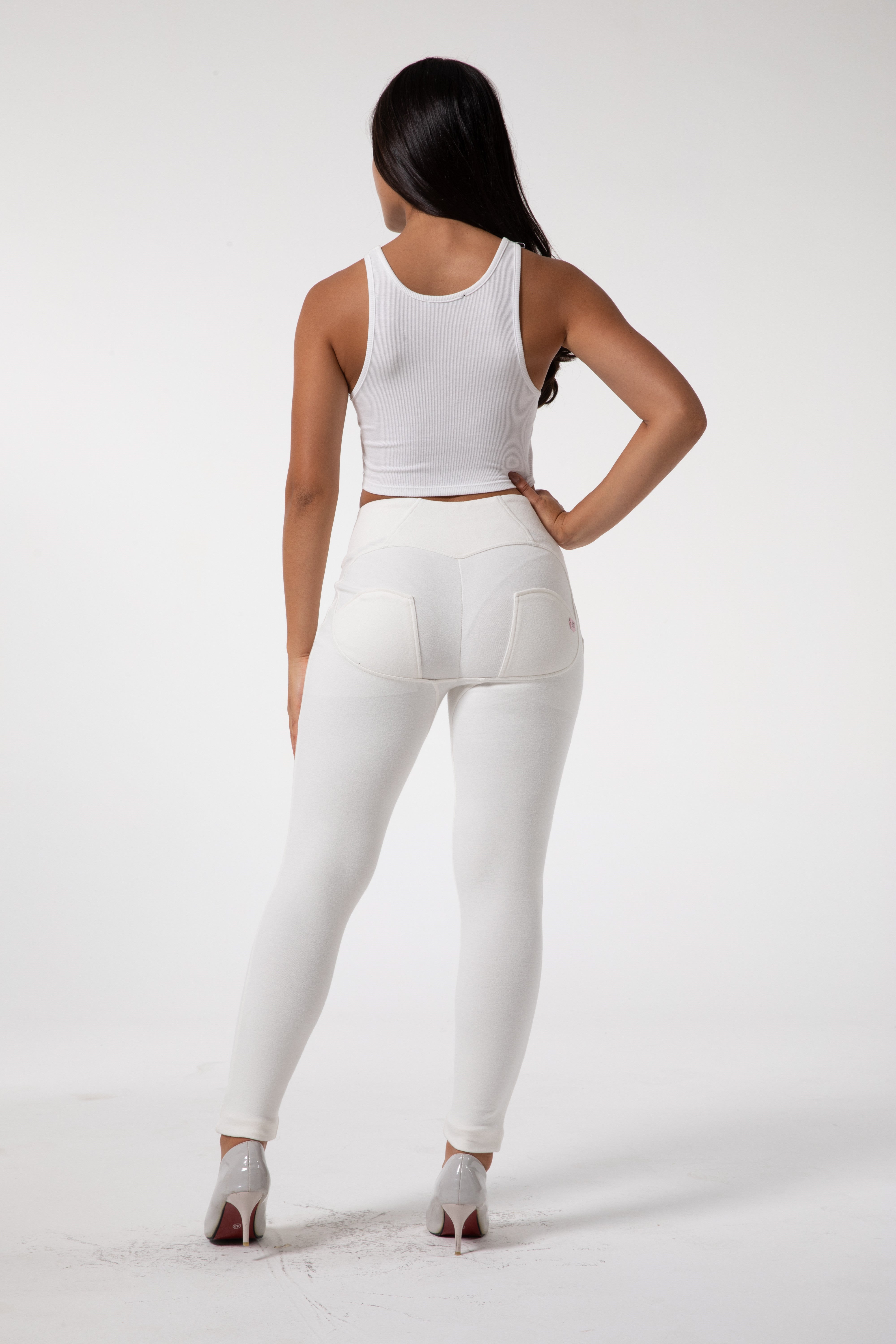 Tight high waist White leggings